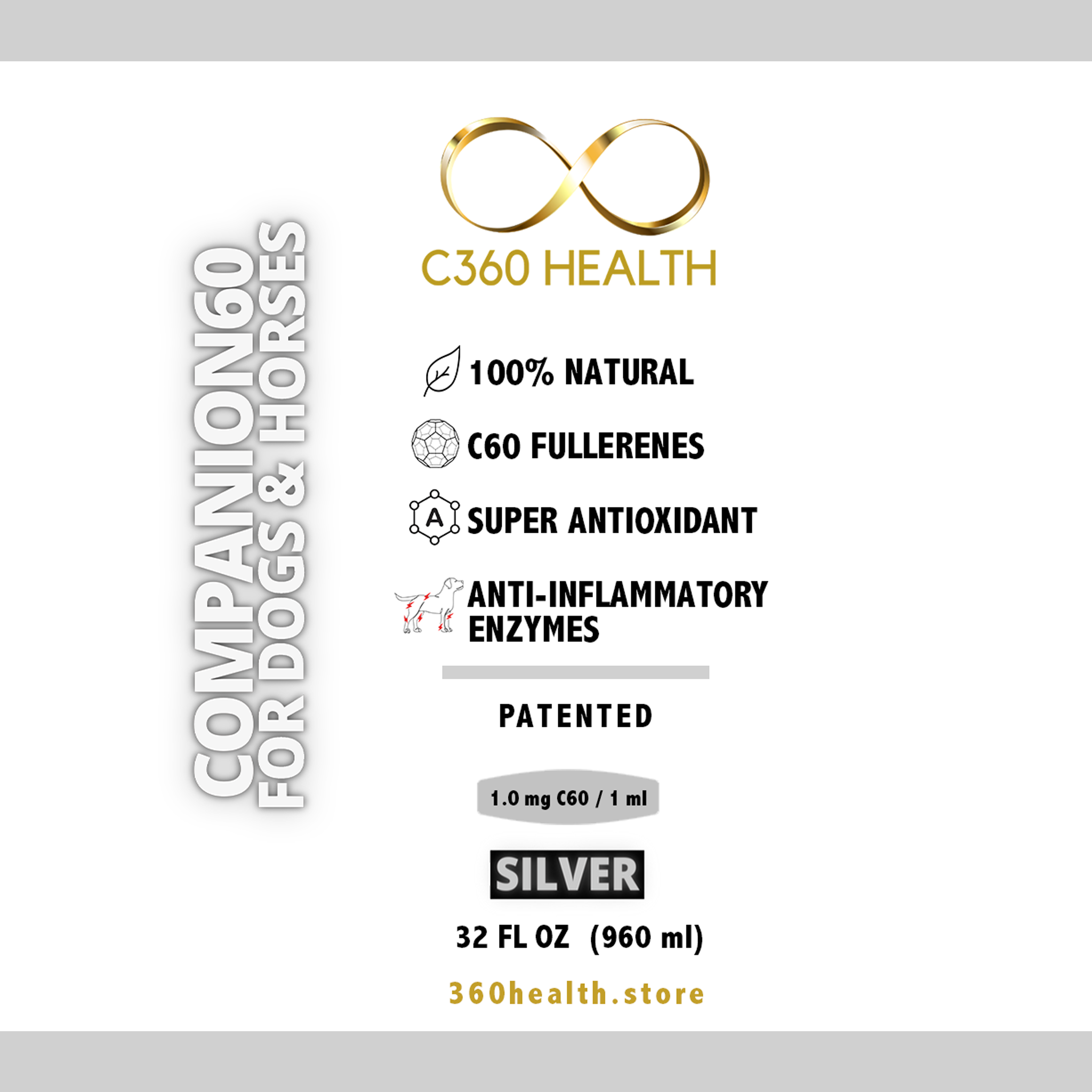 Companion60 For Horses and Dogs (32 oz.)