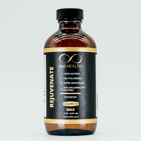 Rejuvenate GOLD | C60 Fullerene Antioxidant Supplement | 360